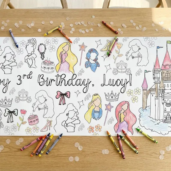 Princess themed designs from TintsandTots