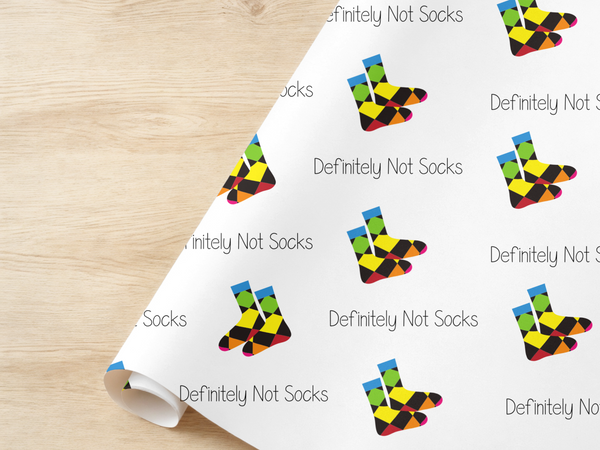 Funny Wrapping Paper Not A Sock