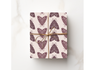 Moth Burgundy Aesthetic
