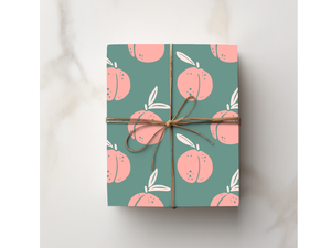 Peach Sage Wrapping Paper