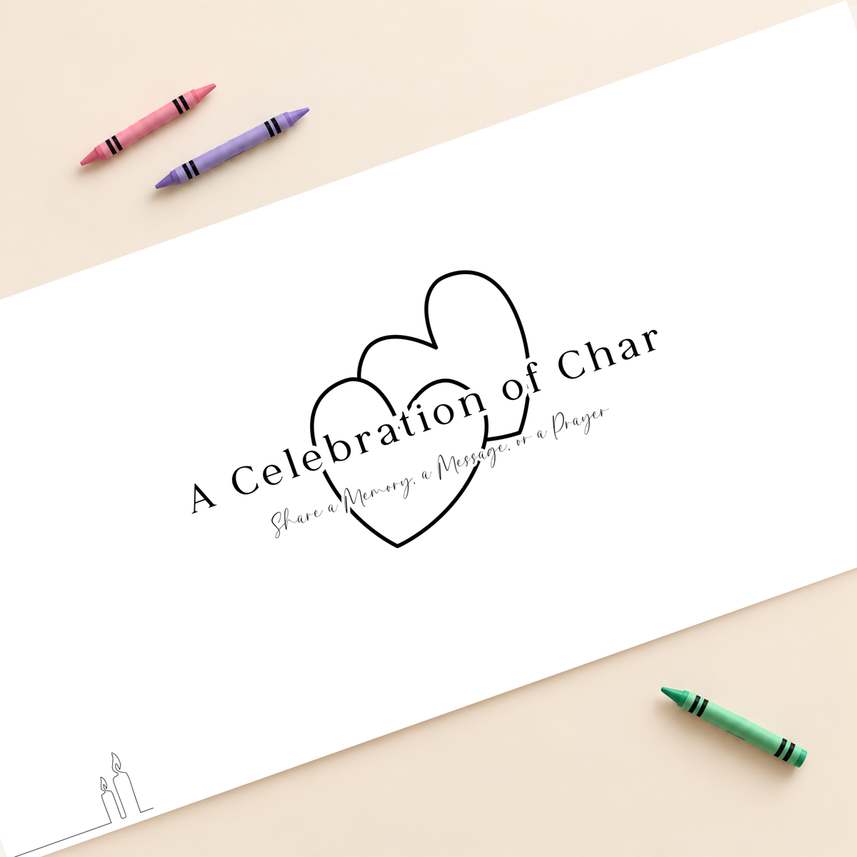 In Loving Memory Coloring Banner