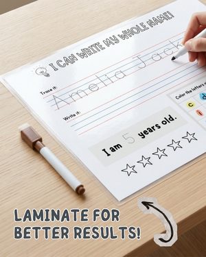 Custom Name Tracing Worksheet