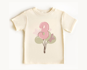 Three Year Old Birthday Tee