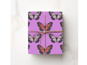 Butterfly Purple Abstract