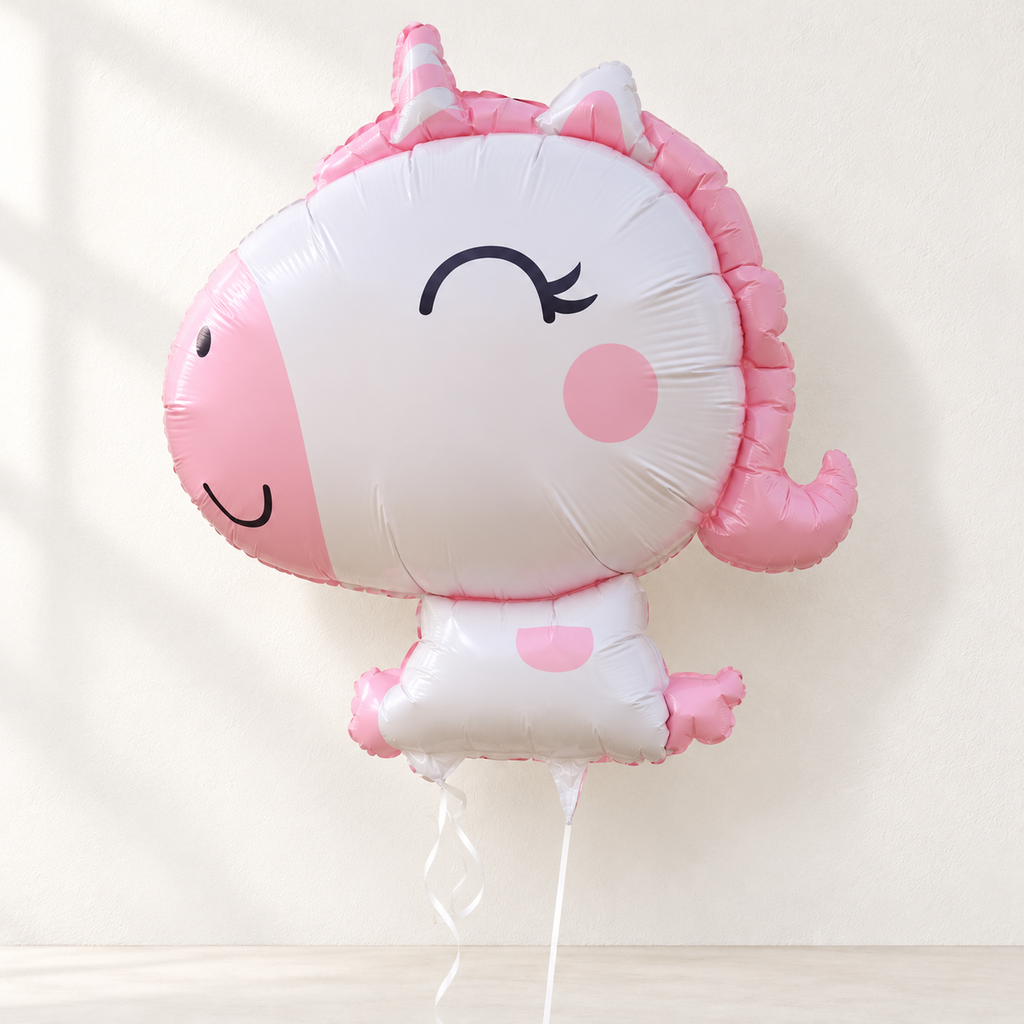 Pink Unicorn Foil Balloon