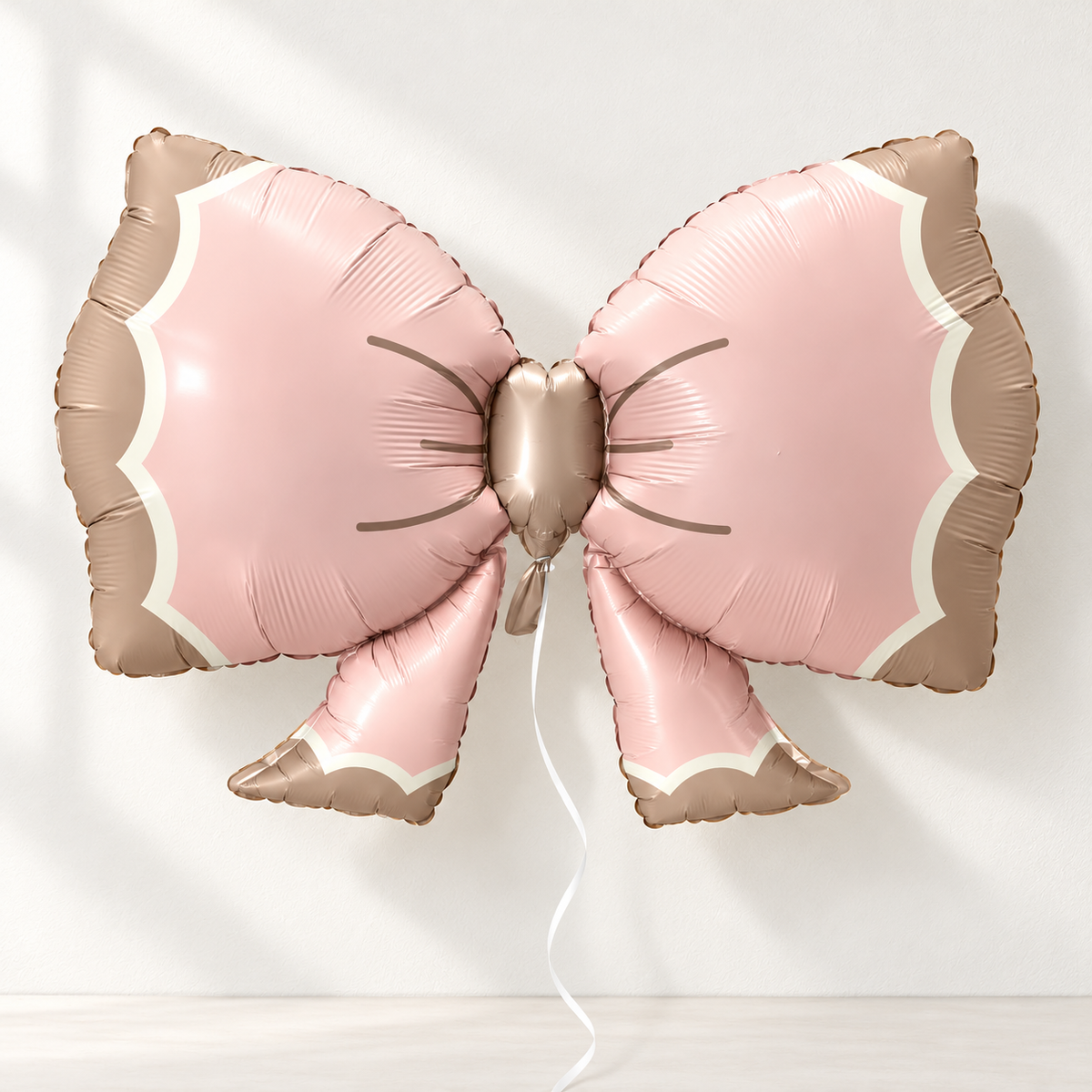 Blush Pink Bow Foil Balloon