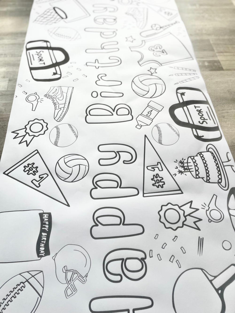 Sports Coloring Banner