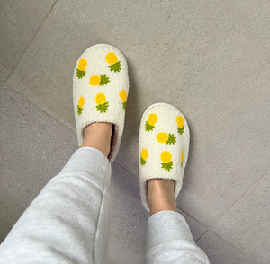 Pineapple Tropical Home Slippers