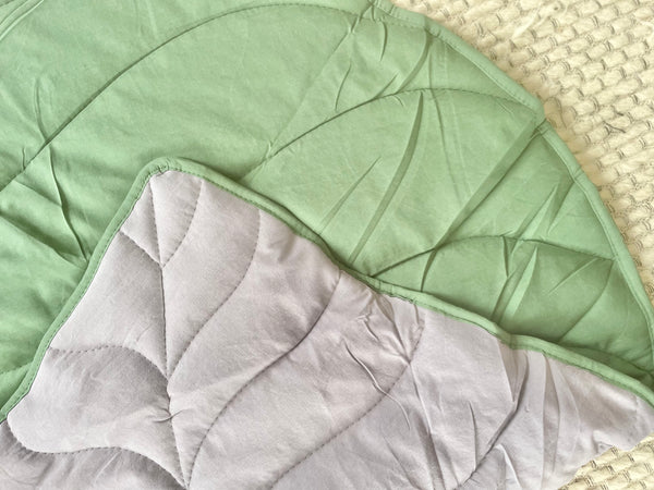 Leaf Shape Baby Quilted Floor Play Mat