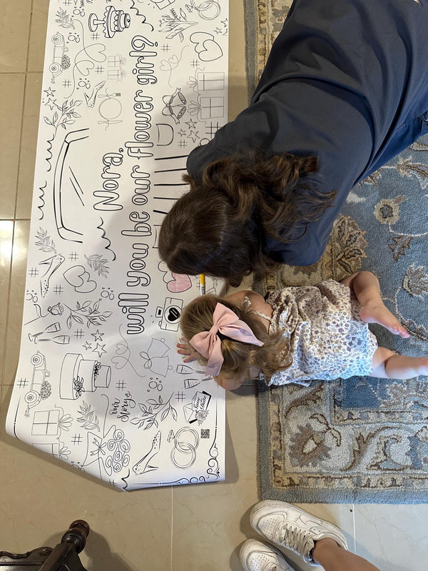 Wedding Custom Text Activity For Kids Bridal Shower
