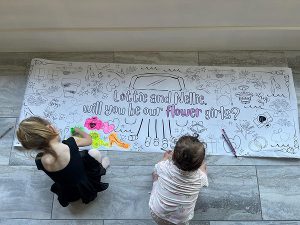 Wedding Custom Text Activity For Kids Bridal Shower