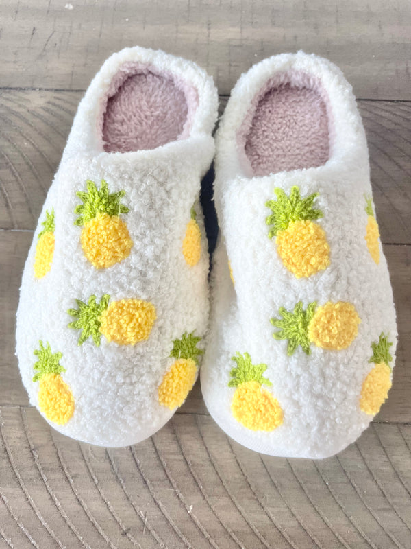 Pineapple Tropical Home Slippers