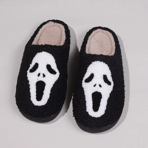 Scary Scream House Slippers