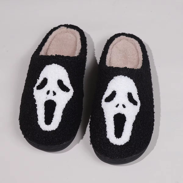 Scary Scream House Slippers