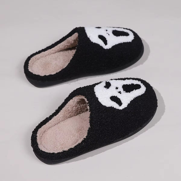 Scary Scream House Slippers