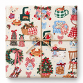 Cozy Cottage Christmas Gift Wrap