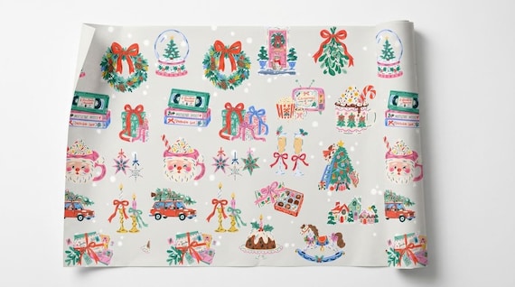 Preppy Christmas Gift Wrap — Etsy product photo 93