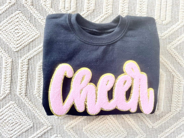CHEER Youth Glitter Chenille Sweatshirt