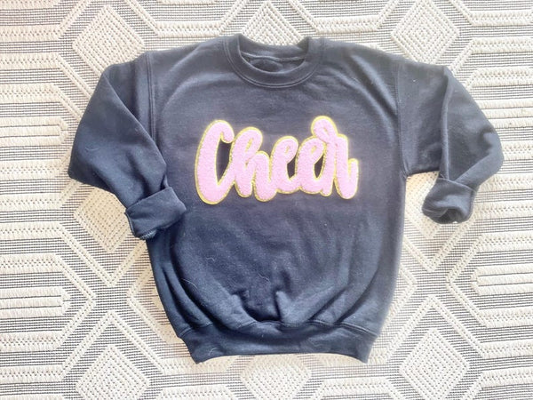 CHEER Youth Glitter Chenille Sweatshirt