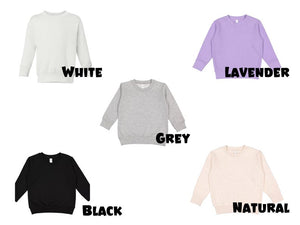 CHEER Youth Glitter Chenille Sweatshirt