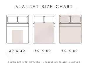 Scandinavian Deer Baby Blanket