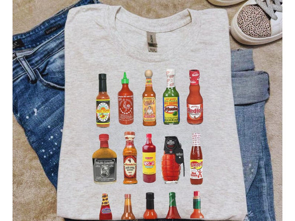 Hot Sauce Shirt Funny Foodie Tee