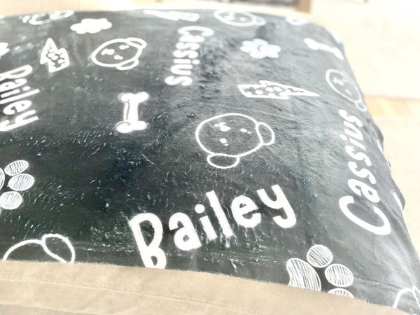 Personalized Dog Name Blanket
