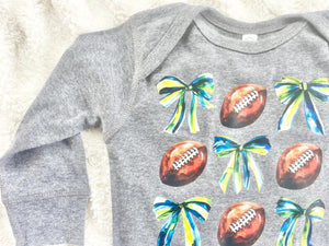 Seattle Seahawks Infant Coverall with Bow