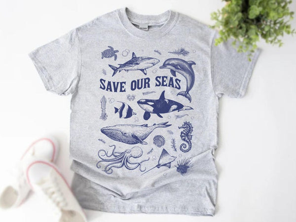 Save Our Seas Youth Shirt Ocean Conservation