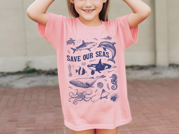 Save Our Seas Youth Shirt Ocean Conservation