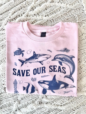 Save Our Seas Youth Shirt Ocean Conservation