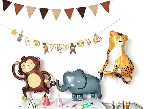 Large Cheetah Safari Balloon – Jumbo Mylar Animal for Jungle, Wild One or Two Wild Party