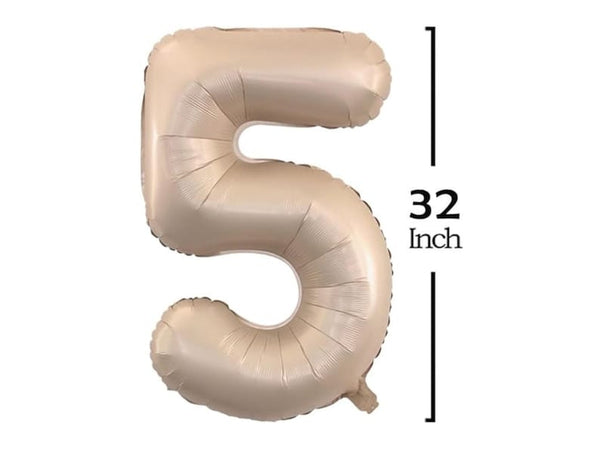LARGE 40" Boho 50th Birthday Balloon - Matte Heart Balloon & Anniversary Decor