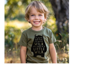 Let Them Be Wild Toddler Shirt