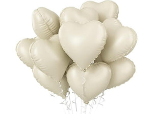 LARGE 40" Boho 50th Birthday Balloon - Matte Heart Balloon & Anniversary Decor