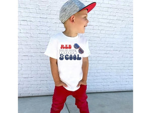 Kids USA 4th of July Shirt – Patriotic Popsicle Toddler Tee