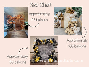 100-Pack Pastel Balloon Arch Kit