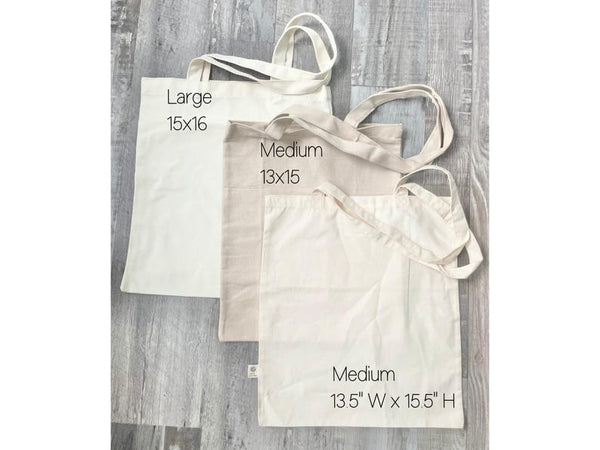 Let Kindness Bloom Affirmation Tote – Eco Reusable Floral Library Grocery Bag Gift for Her