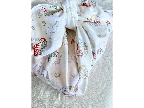 Reusable Floral Furoshiki Gift Wrap Cloth – Japanese Bento Wrap, Eco Fabric, Table Cover