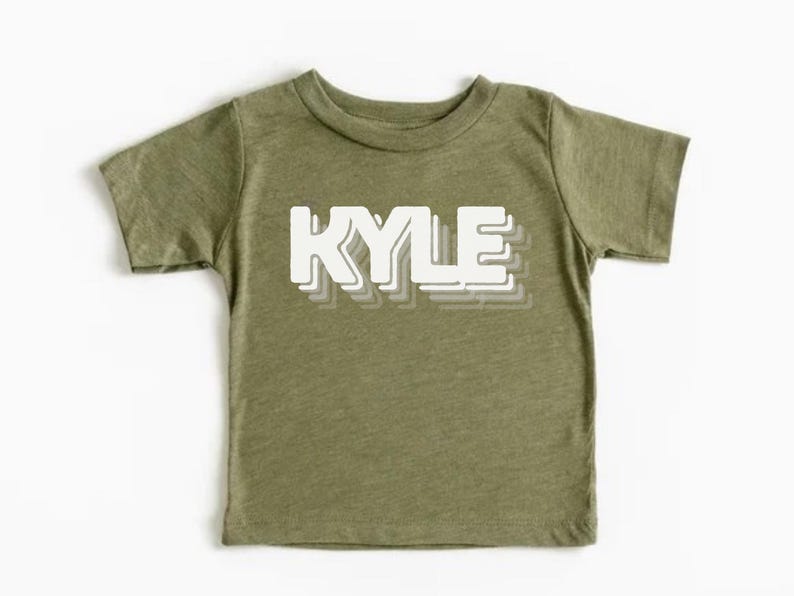 Custom Name Kids Shirt – Personalized Back to School Tee, Trendy Youth Toddler T-Shirt