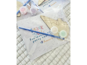 Personalized Ice Cream Craft Kit – Pastel Paint Party Favor for Kids, Custom Name Goodie Bag Idea