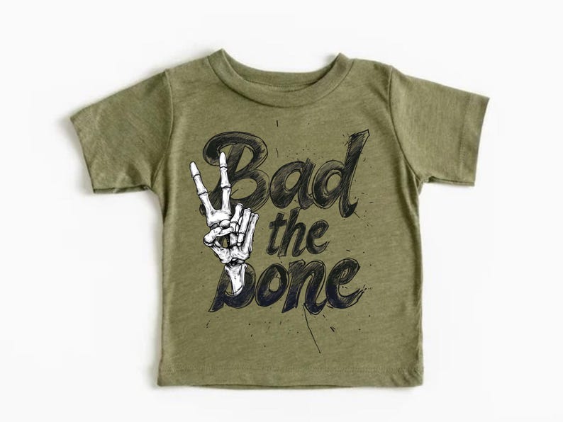 Bad Two the Bone 2nd Birthday Shirt for Boys & Girls – Funny Toddler Gift Tee