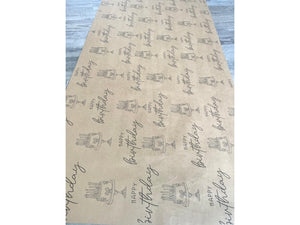 Eco Friendly Happy Birthday Wrapping Paper