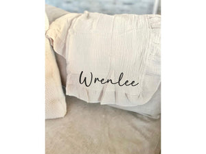 100% Cotton Neutral Baby Blanket