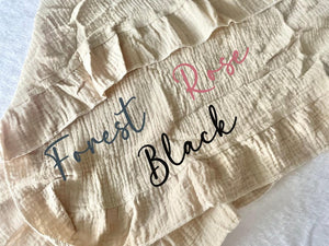 100% Cotton Neutral Baby Blanket