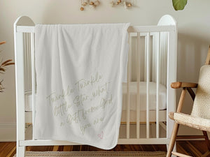 Twinkle Twinkle Star Baby Blanket