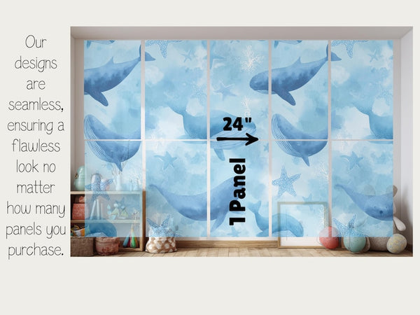 Hot Air Balloon Nursery Wallpaper - Vintage Toile Mural Neutral Baby Room
