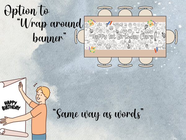 Tea Party Theme Banner