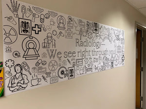 Large Medical Coloring Banner Healthcare