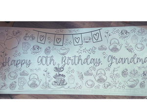 Tea Party Theme Banner